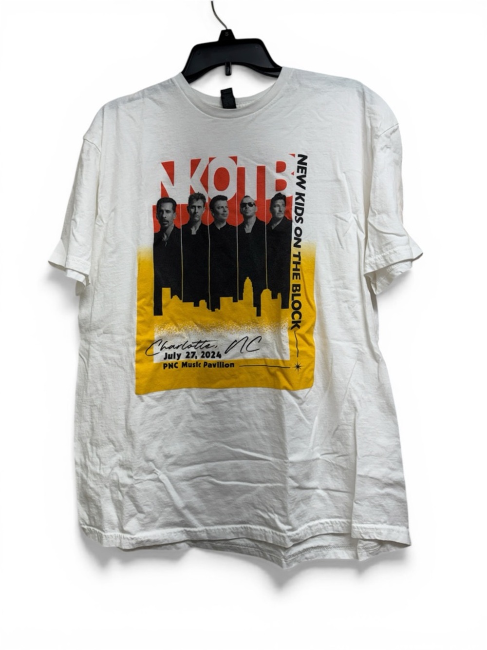 New Kids on the Block Concert T-shirt from 2024 Charlotte, NC NWOT
